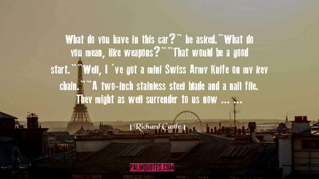 Car Games quotes by Richard Castle