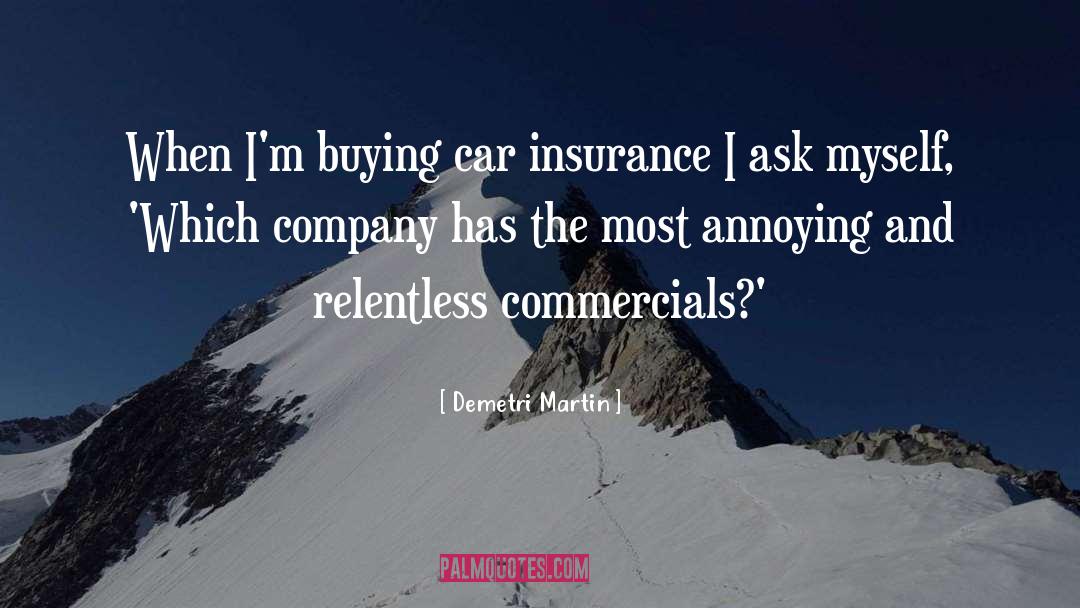 Car Insurance Geico quotes by Demetri Martin