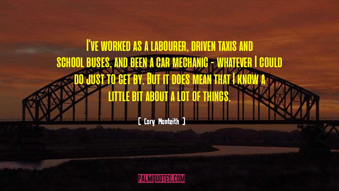 Car Mechanic quotes by Cory Monteith