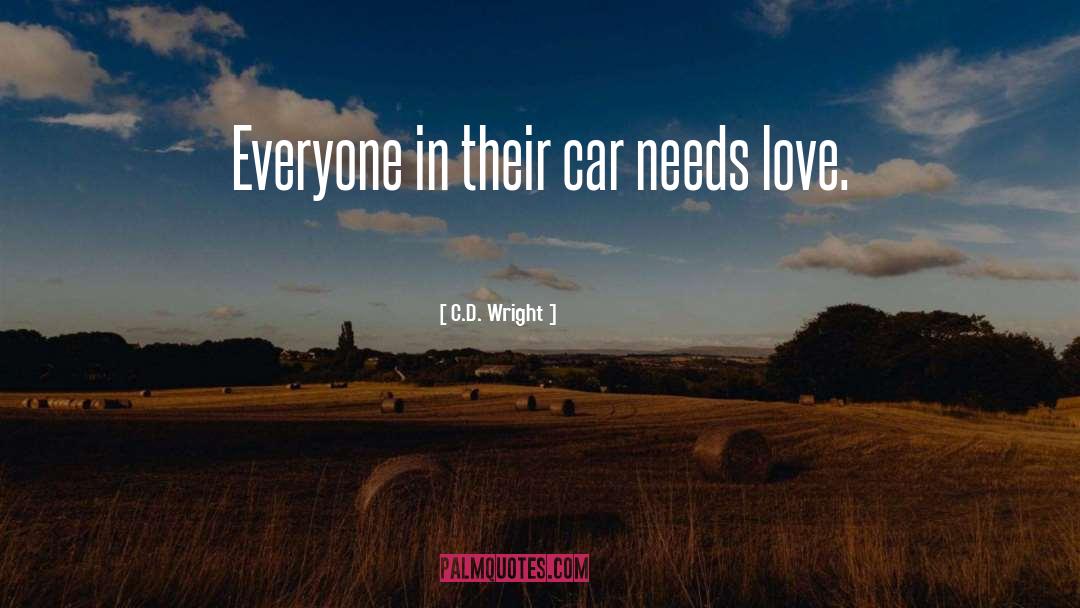 Car quotes by C.D. Wright