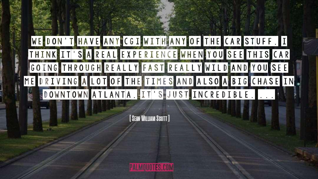 Car quotes by Sean William Scott