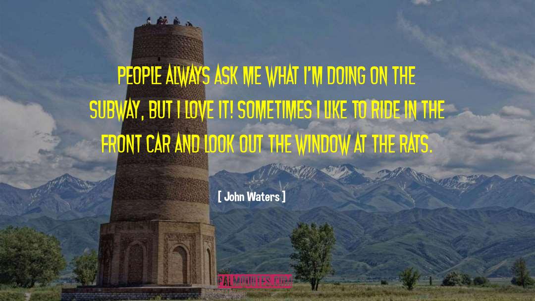 Car Racing quotes by John Waters