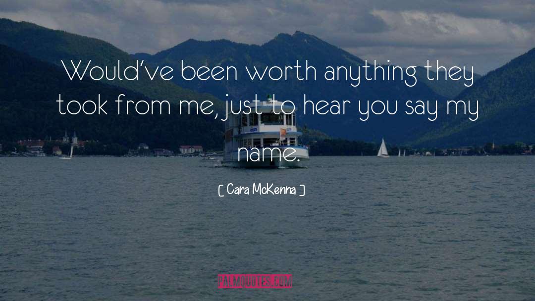 Cara quotes by Cara McKenna