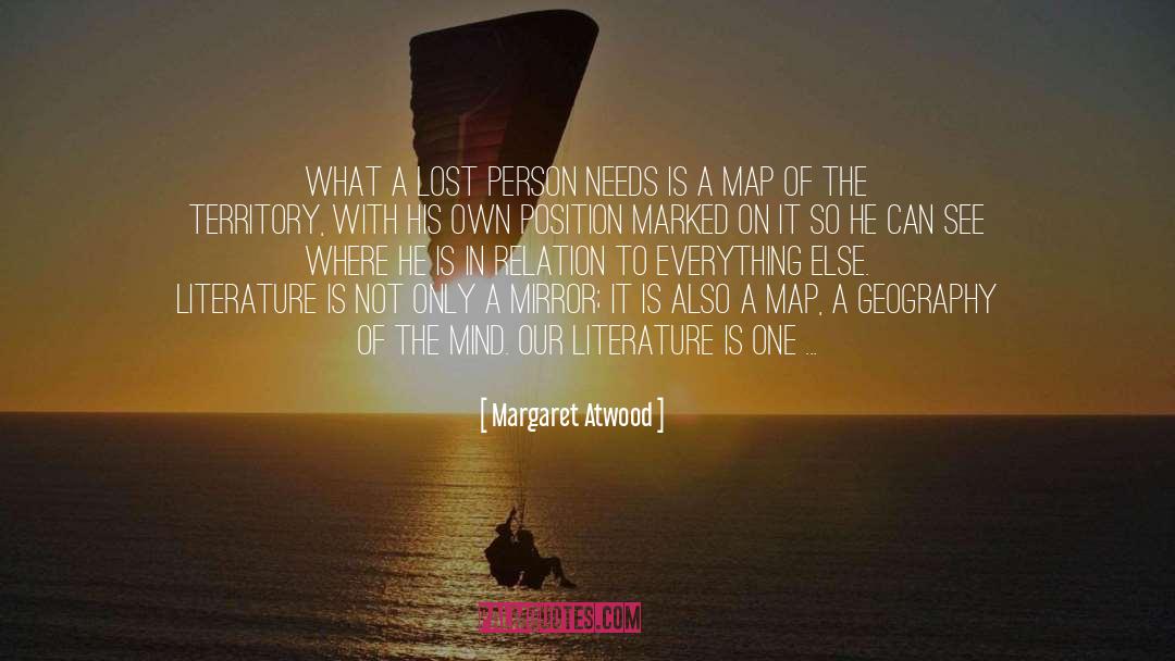 Caratacus Map quotes by Margaret Atwood