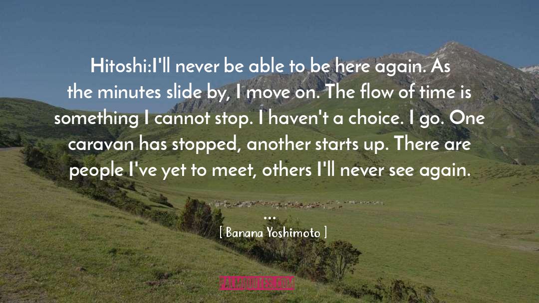 Caravan quotes by Banana Yoshimoto