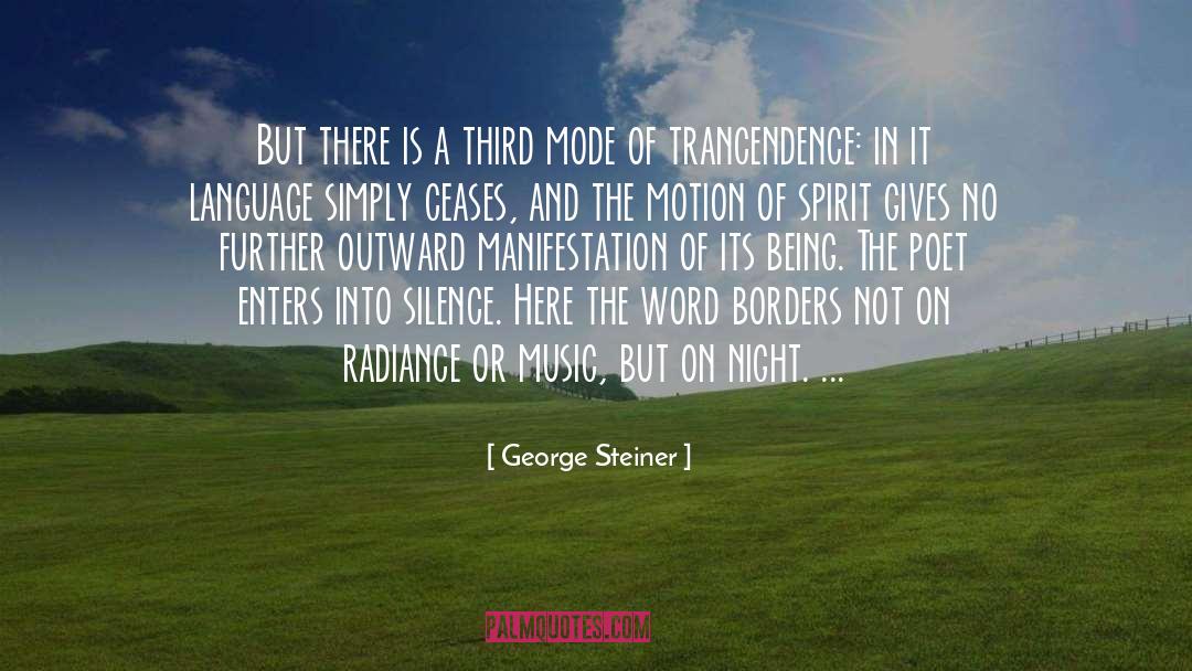 Caravansary Word quotes by George Steiner