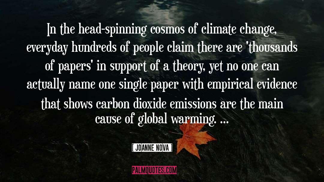 Carbon Dioxide Emissions quotes by Joanne Nova
