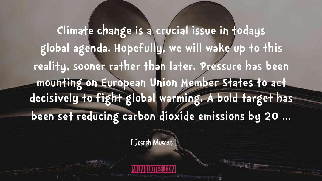 Carbon Dioxide Emissions quotes by Joseph Muscat