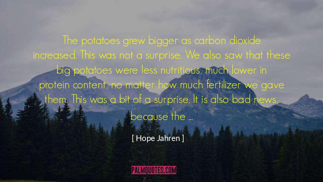 Carbon Dioxide Emissions quotes by Hope Jahren
