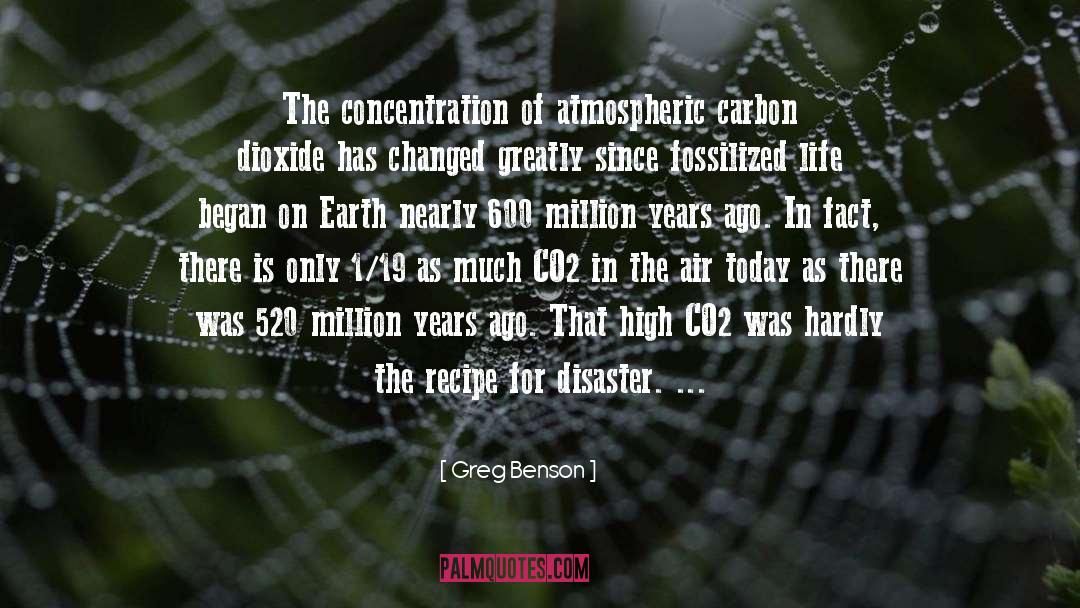 Carbon Dioxide Emissions quotes by Greg Benson