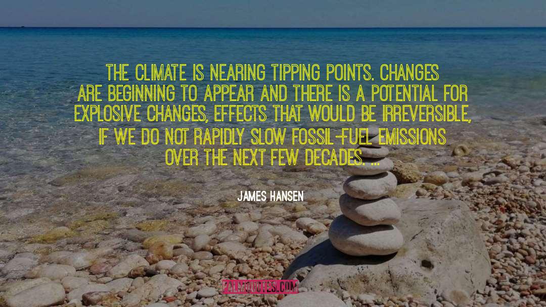 Carbon Emissions quotes by James Hansen