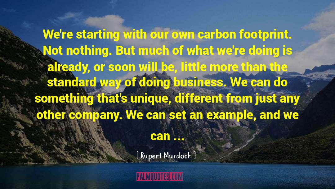 Carbon Footprint quotes by Rupert Murdoch