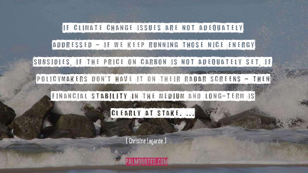Carbon quotes by Christine Lagarde