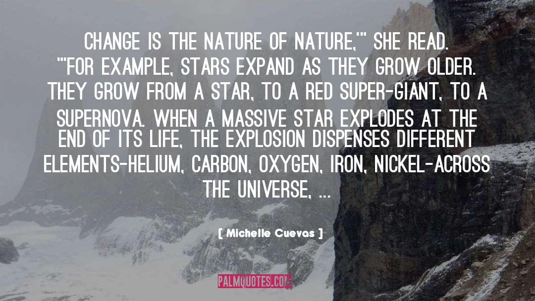 Carbon quotes by Michelle Cuevas