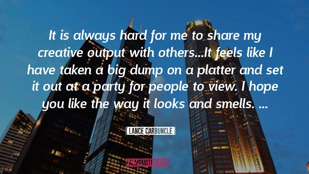 Carbuncle quotes by Lance Carbuncle