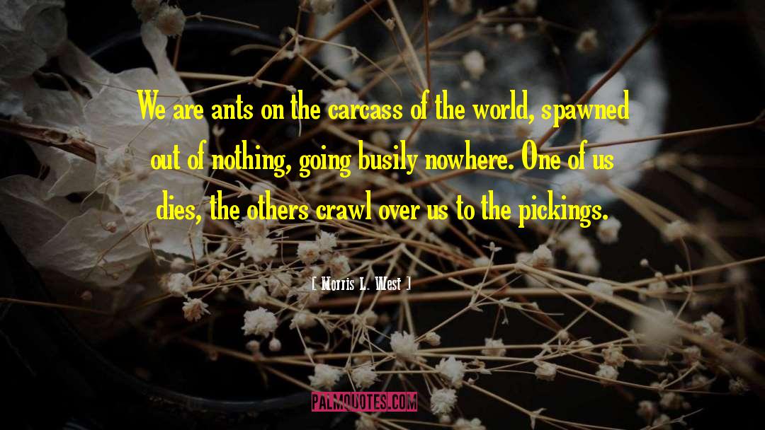 Carcass quotes by Morris L. West