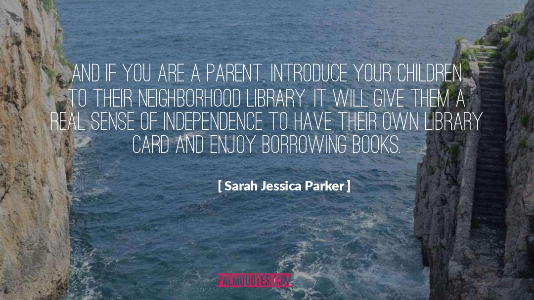 Card quotes by Sarah Jessica Parker
