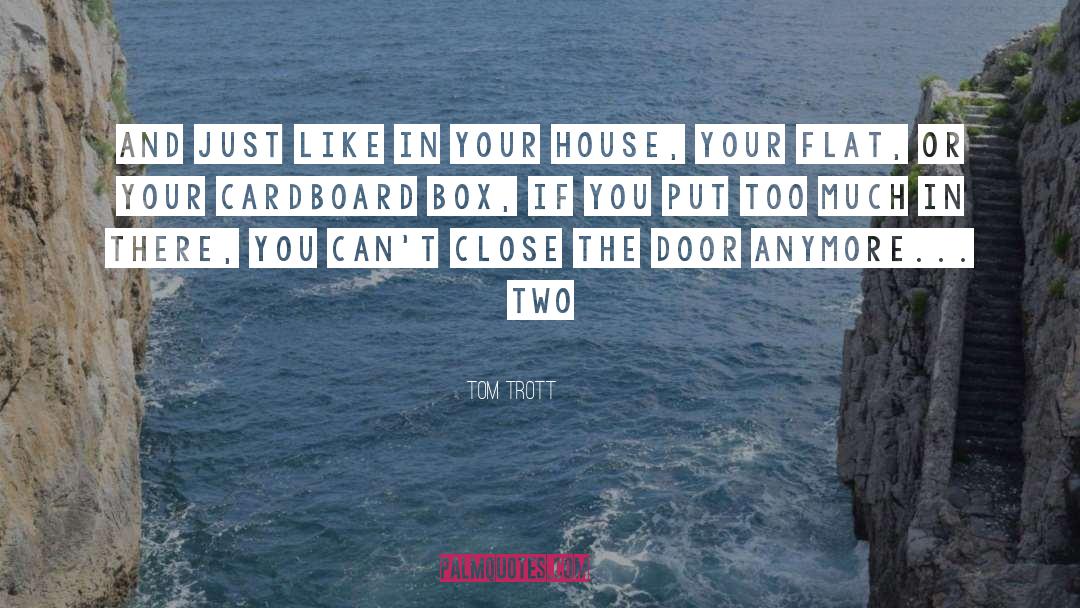 Cardboard quotes by Tom Trott