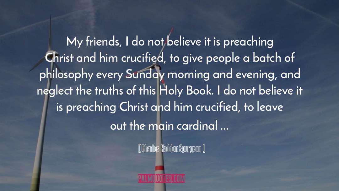 Cardinal quotes by Charles Haddon Spurgeon