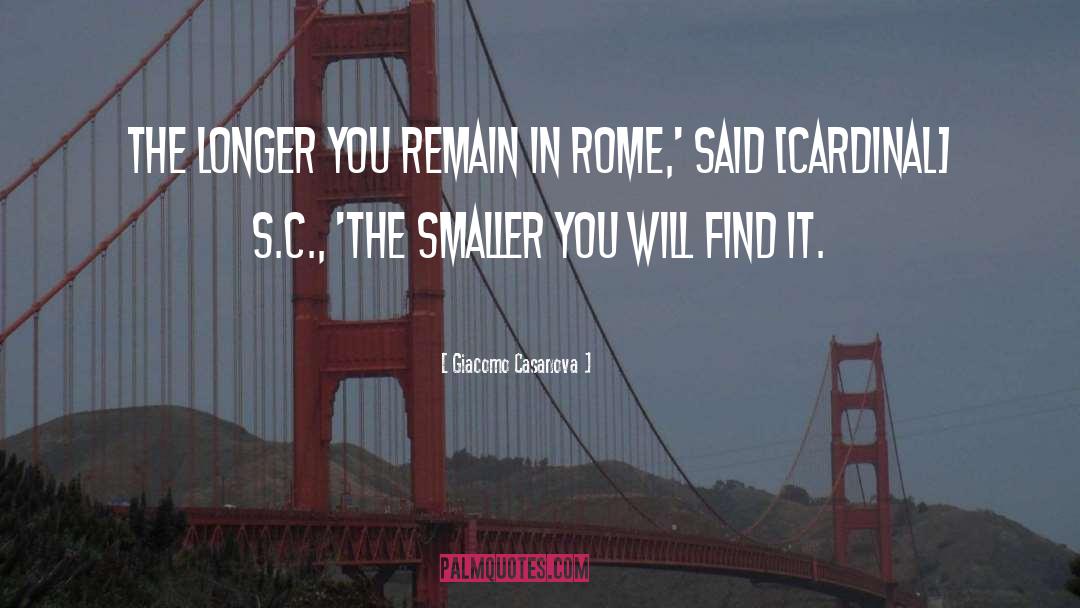 Cardinal quotes by Giacomo Casanova