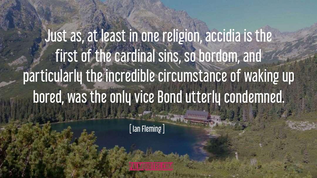 Cardinal quotes by Ian Fleming