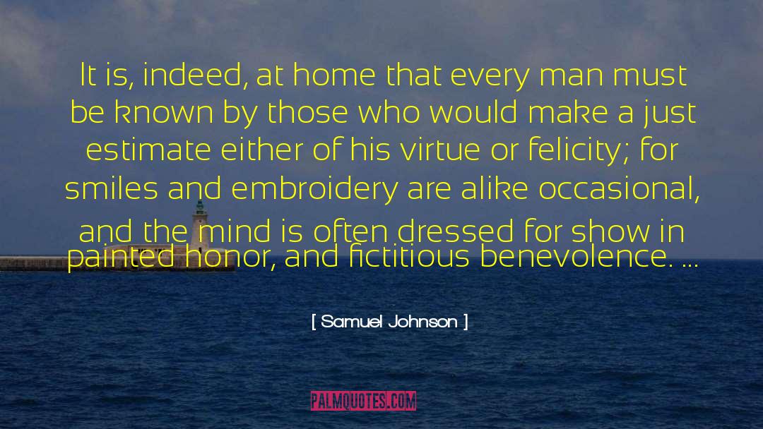 Cardinal Virtue quotes by Samuel Johnson