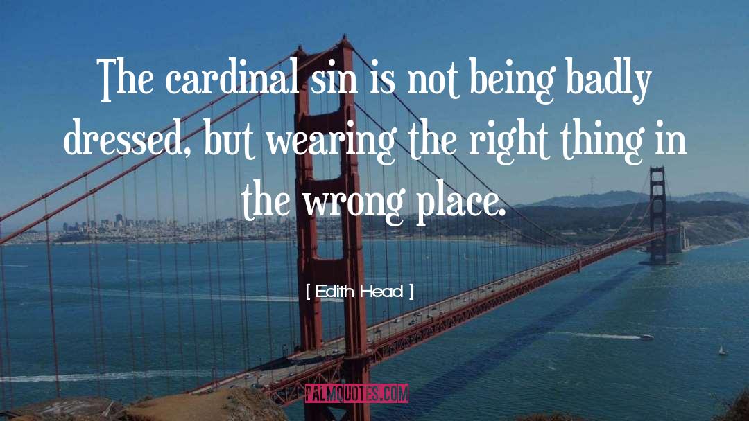 Cardinals quotes by Edith Head