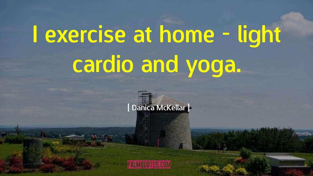 Cardio quotes by Danica McKellar