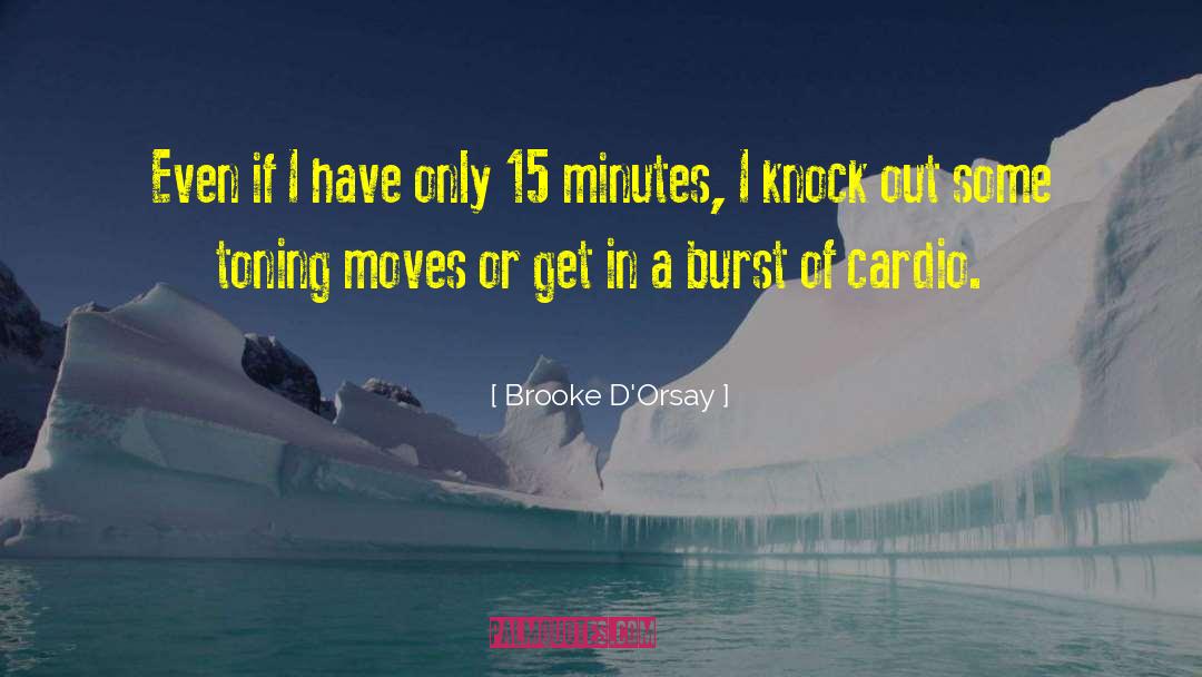 Cardio quotes by Brooke D'Orsay