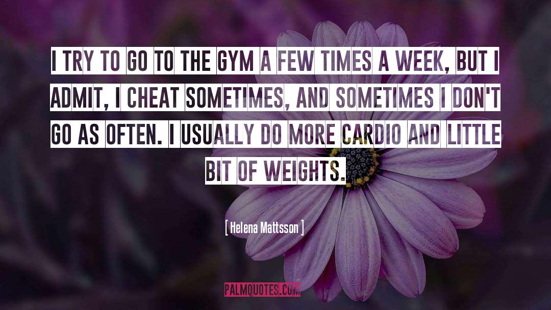 Cardio quotes by Helena Mattsson