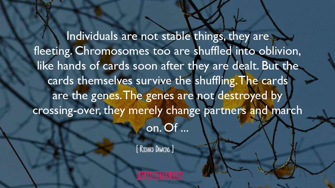 Cards quotes by Richard Dawkins