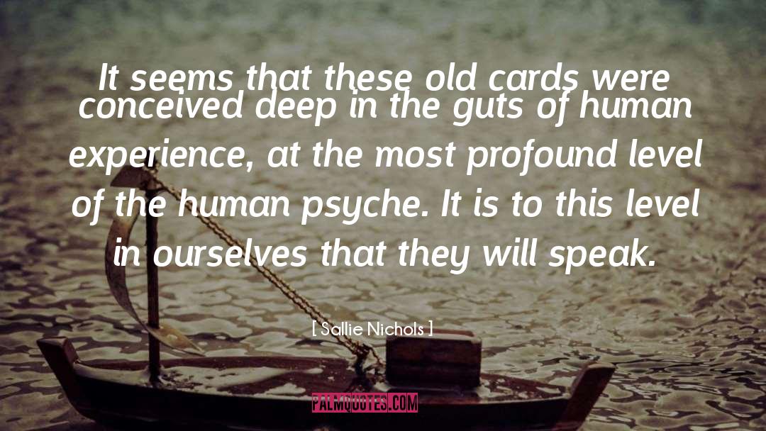 Cards quotes by Sallie Nichols