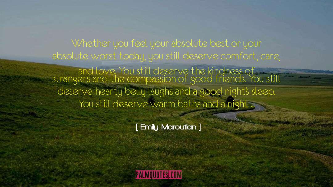 Care And Love quotes by Emily Maroutian