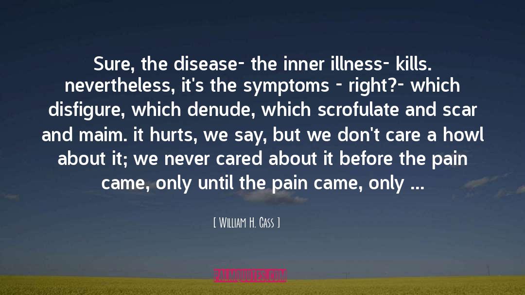 Care For All People quotes by William H. Gass