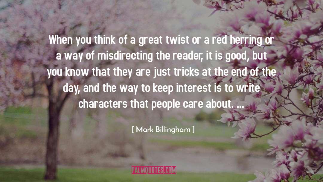 Care Taker quotes by Mark Billingham