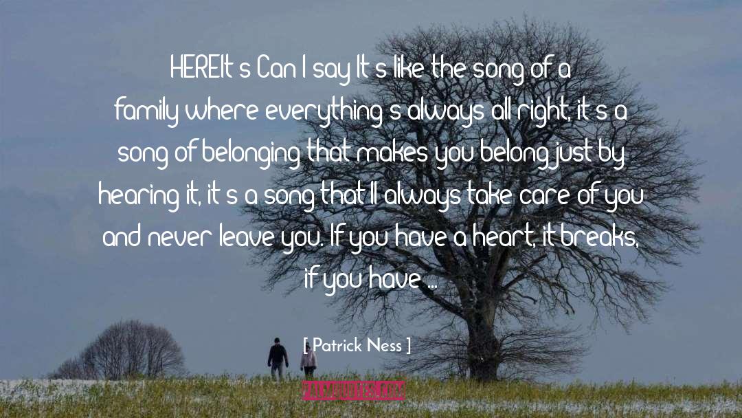 Care Taking quotes by Patrick Ness