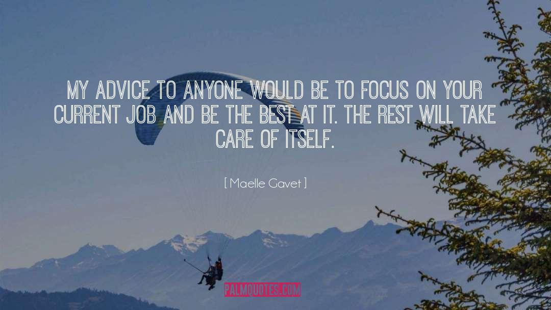 Care Worker quotes by Maelle Gavet