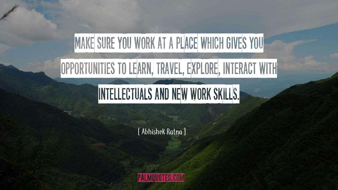 Career Advice quotes by Abhishek Ratna