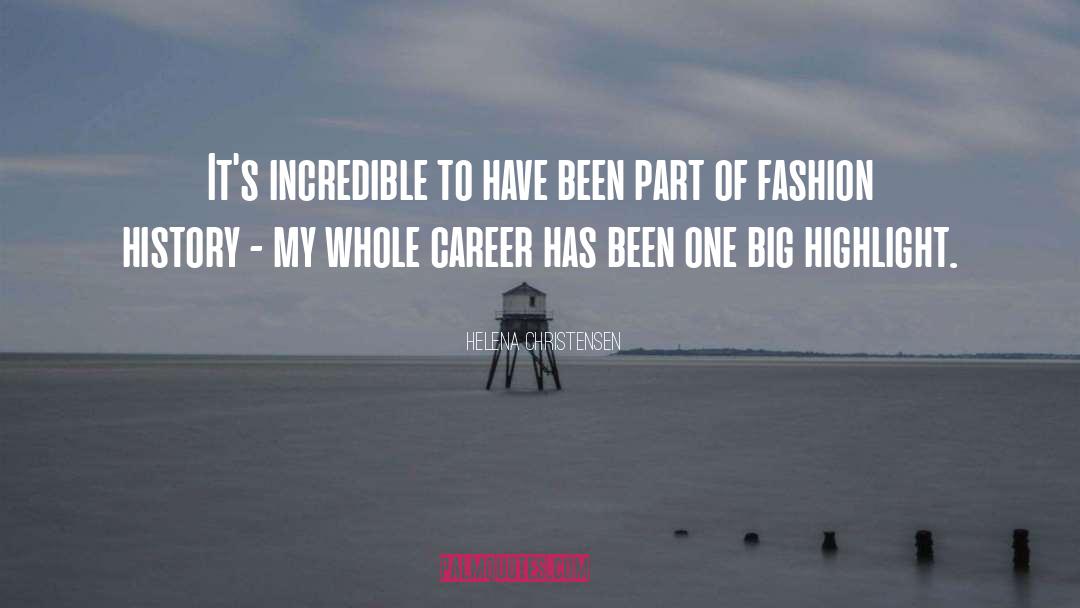 Career Development quotes by Helena Christensen