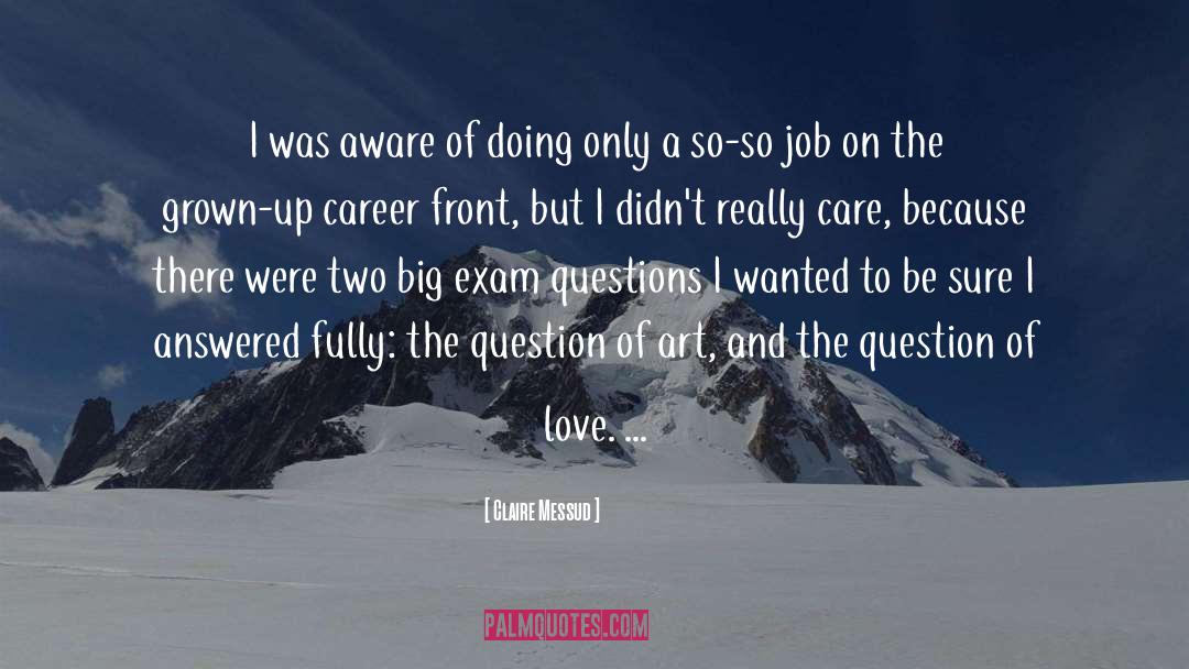 Career Development quotes by Claire Messud