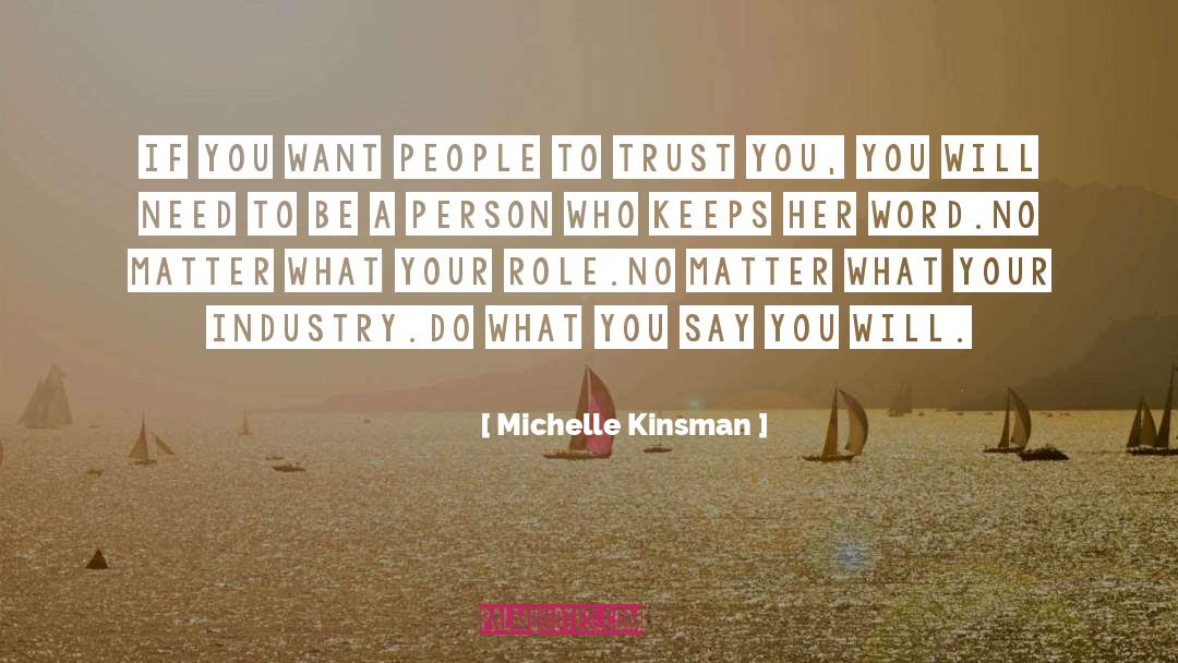 Career Development quotes by Michelle Kinsman