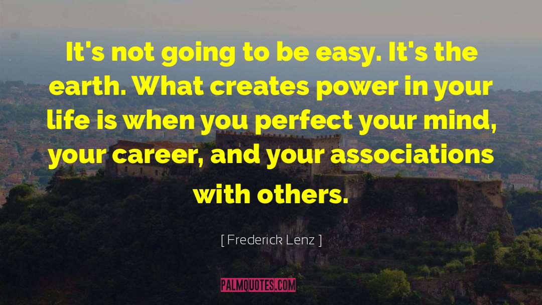 Career Goals quotes by Frederick Lenz