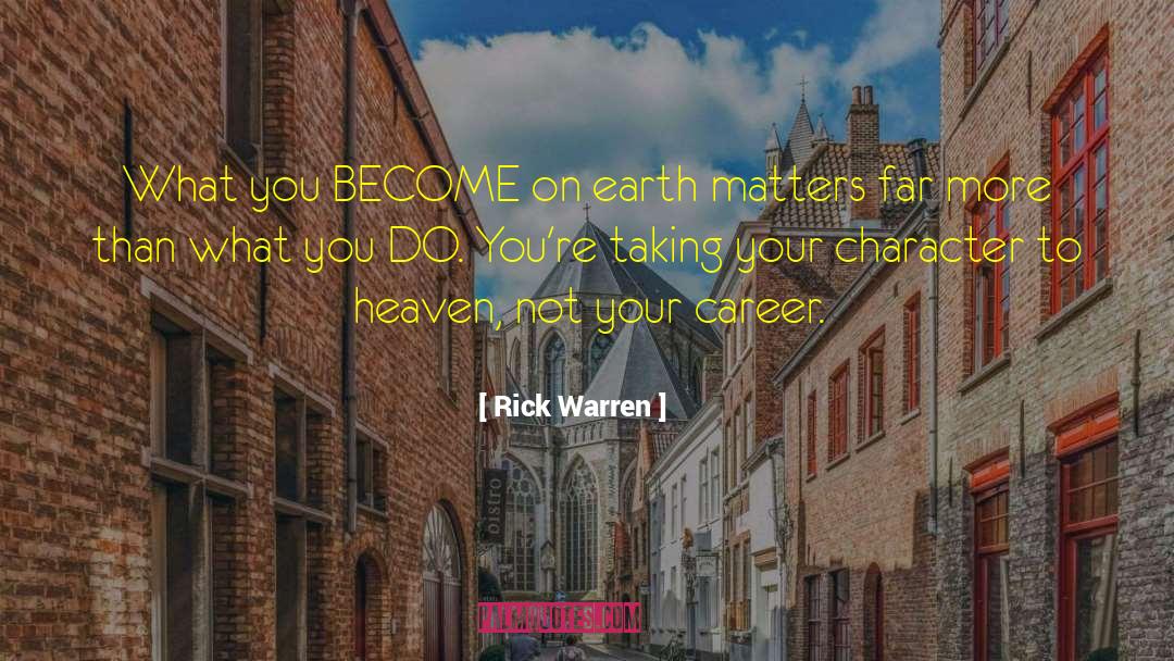 Career Planning quotes by Rick Warren