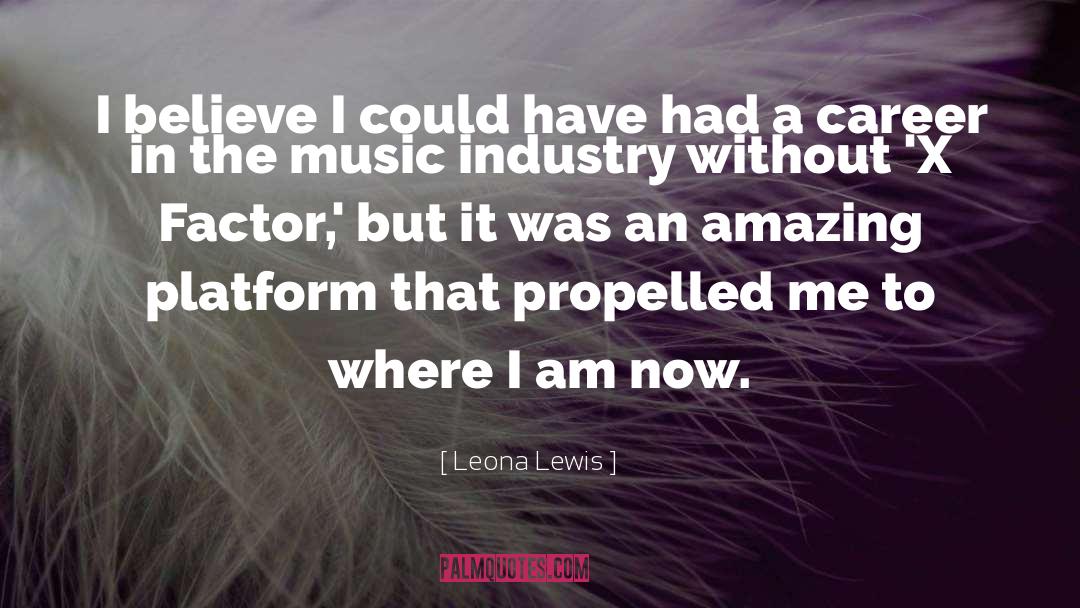 Career Planning quotes by Leona Lewis