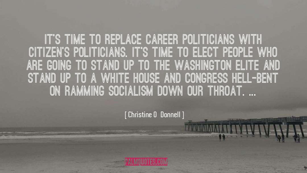 Career Politicians quotes by Christine O'Donnell
