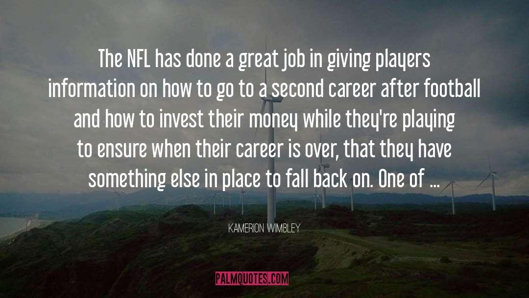 Career quotes by Kamerion Wimbley