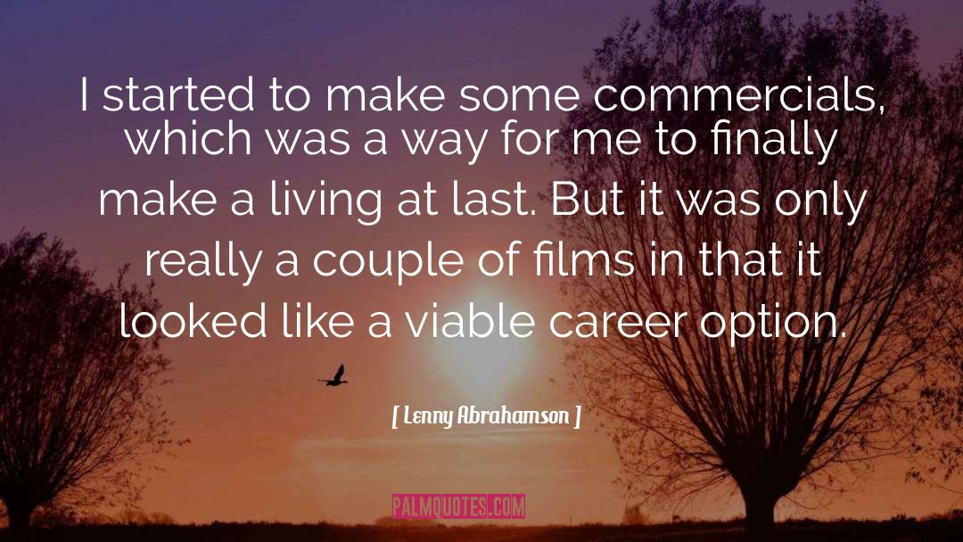 Career quotes by Lenny Abrahamson