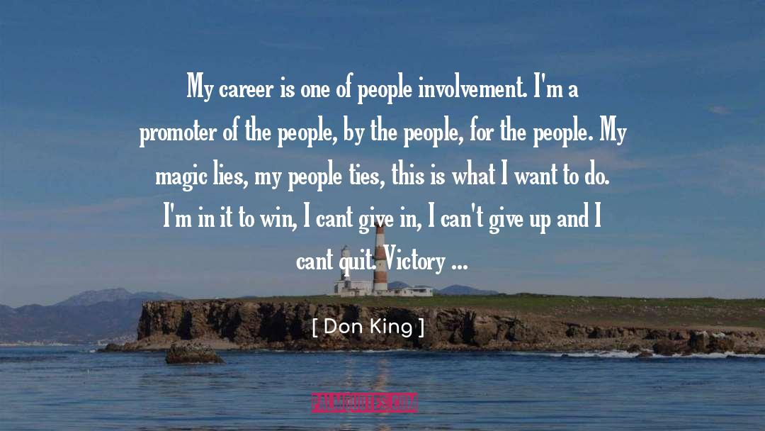 Career Strategy quotes by Don King