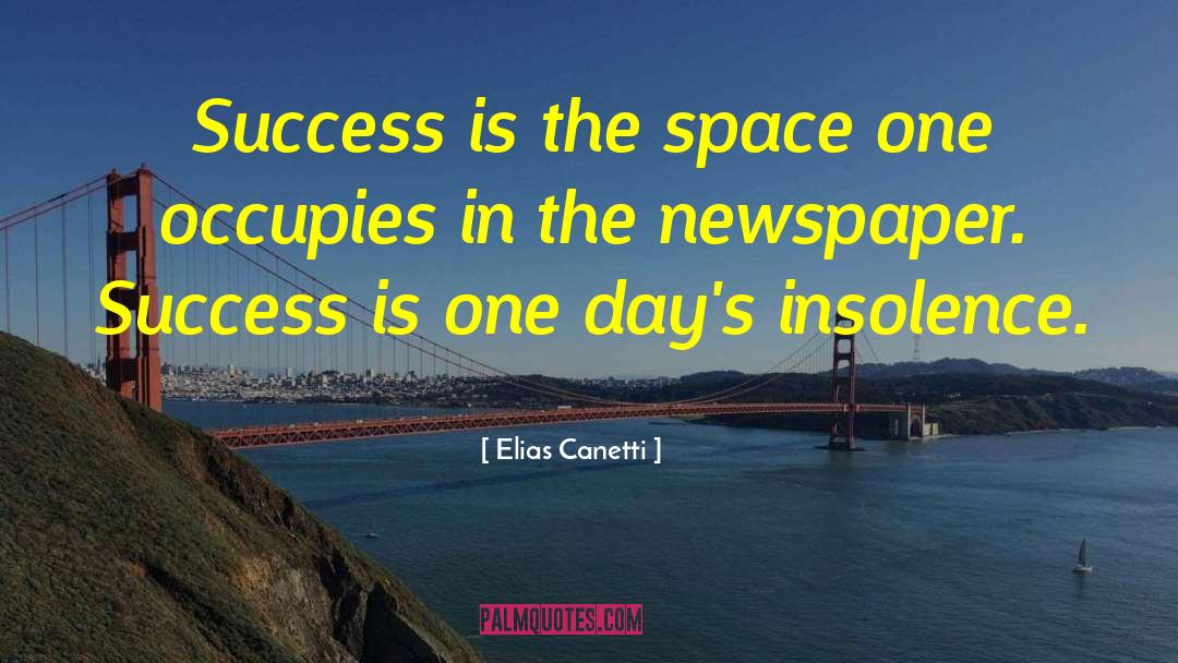 Career Success quotes by Elias Canetti