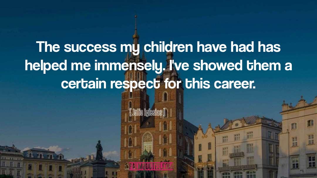 Career Success quotes by Julio Iglesias